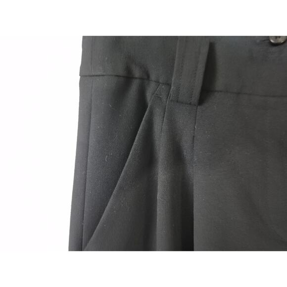 Sold! A.L.C Womens Black Brady Pleated Twill Straight Leg Trouser Pants US 2 - Picture 6 of 11